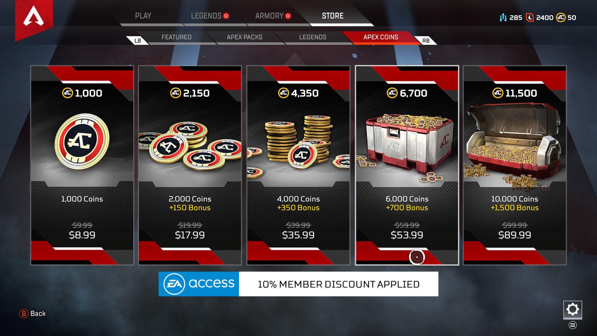 Tokens no Apex Legends Tokens no Apex Legends