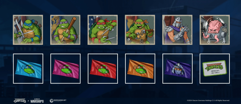 World of Warships Tartarugas Ninja x World of Warships
