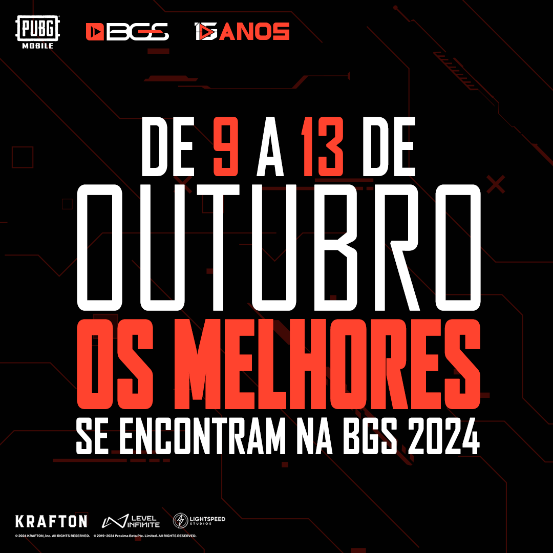 PUBG MOBILE na BGS: Game marca presença na Brasil Game Show 2024