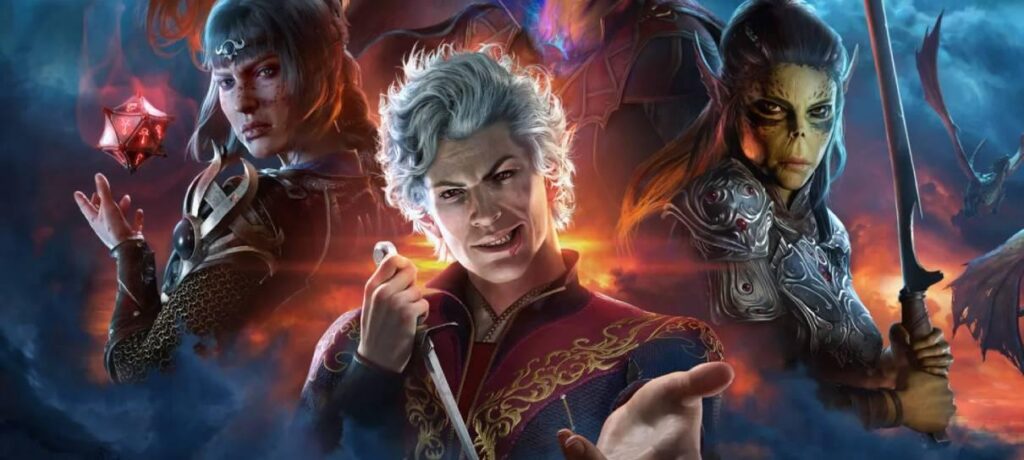Baldur's Gate 3 RPG na Bienal do Livro