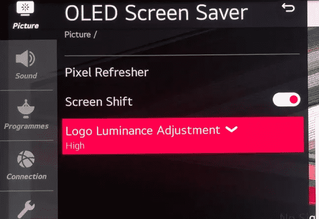 oed burn-in oled