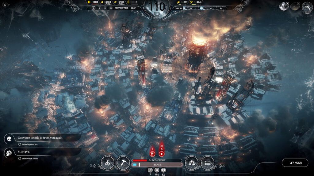 Frostpunk Dicas de Frostpunk