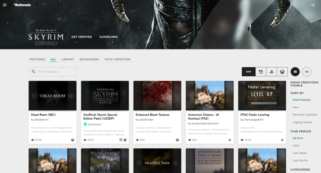 Mods para Skyrim