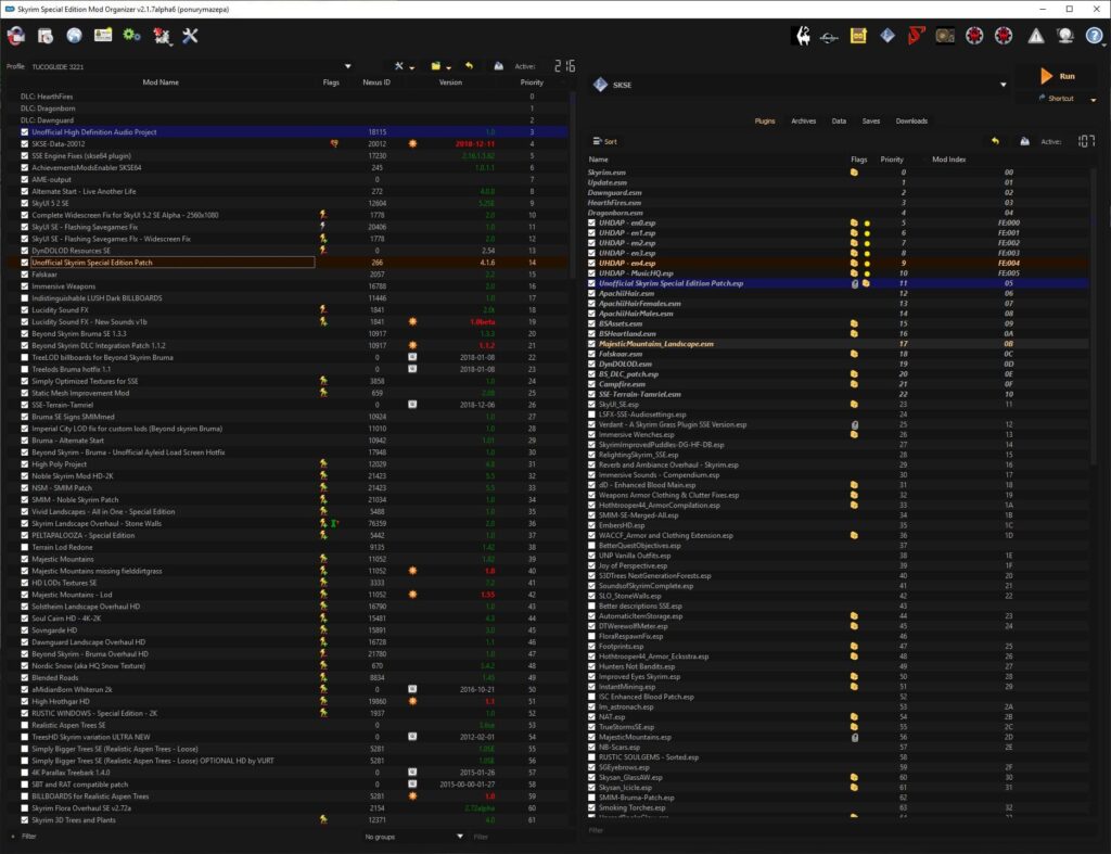 Mod Organizer 2
Melhores Mods para Skyrim
