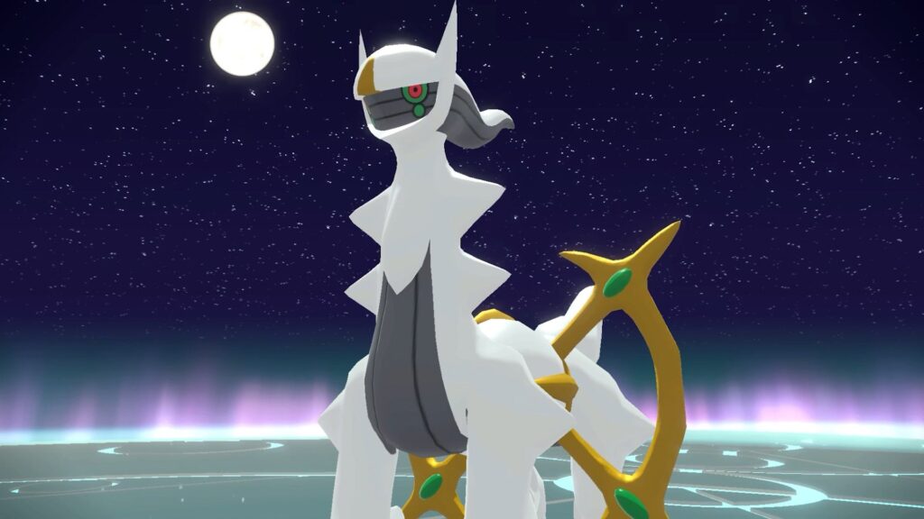 Capturar Arceus em Pokémon