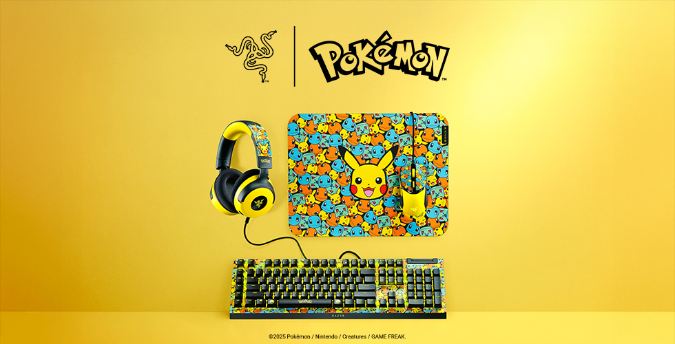 Coleção Razer Pokémon chega em breve à América Latina