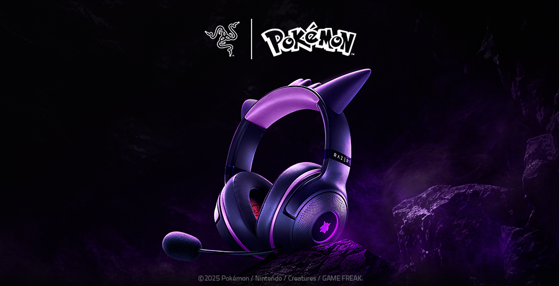 Razer expande a linha Pokémon com o headset Kraken Kitty V2 Gengar Edition