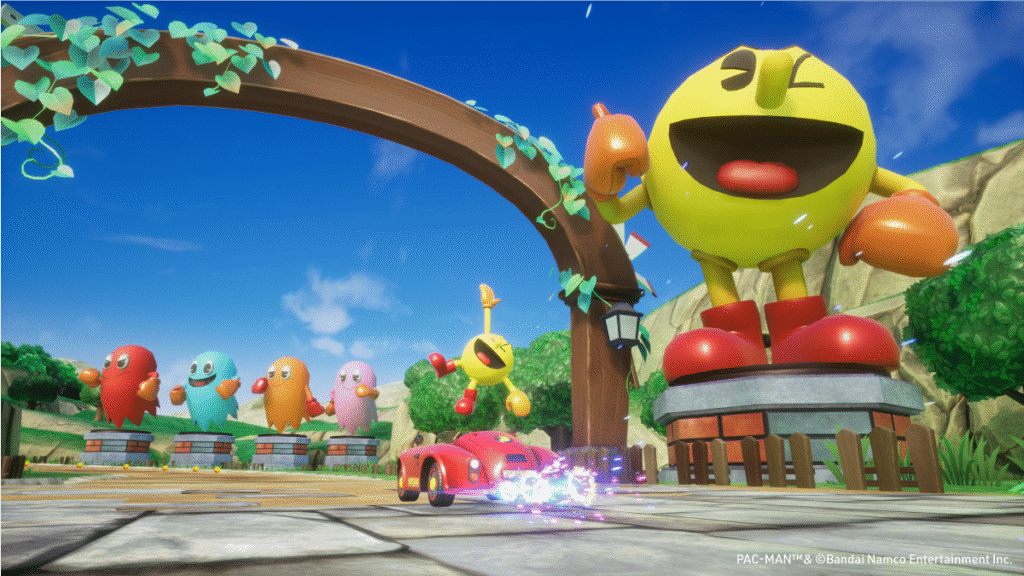 PAC-MAN em Sonic Racing: CrossWorlds