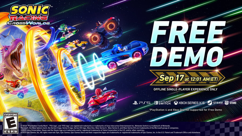 Demo de Sonic Racing