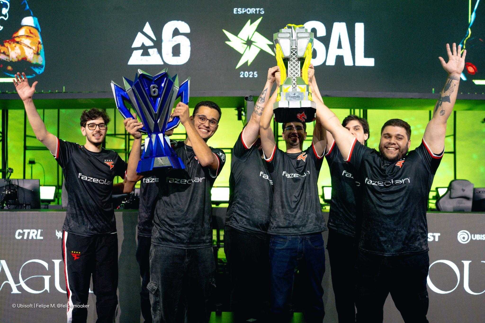 FaZe Clan vence FURIA e é a primeira campeã da South America League de Rainbow Six Siege X