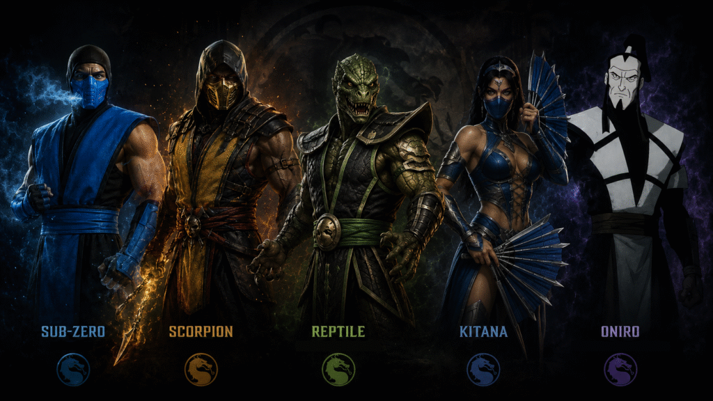Ninjas de Mortal Kombat