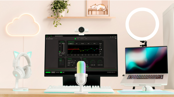 microfone Seiren V3 Chroma microfone Seiren V3 Chroma