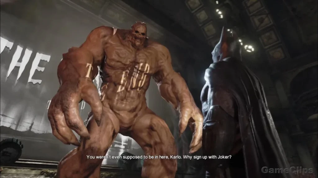 Cara de Barro em Batman Arkham City